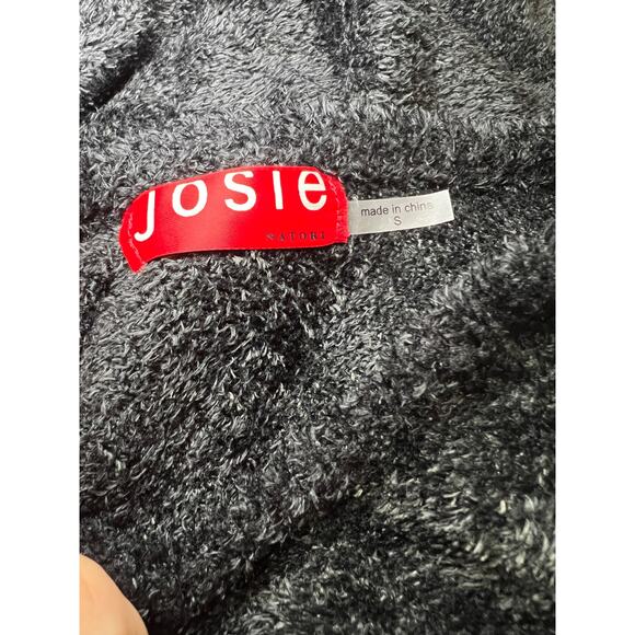 Josie Natori Women’s Tunic Sweater Black Size Small - Picture 3 of 11